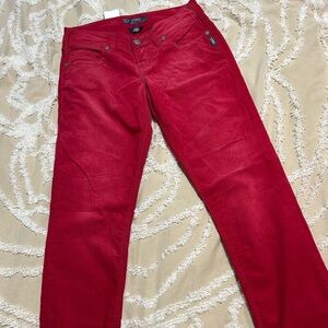 Silver Jeans Suki Corduroy Pants W-28 L-31 NWT